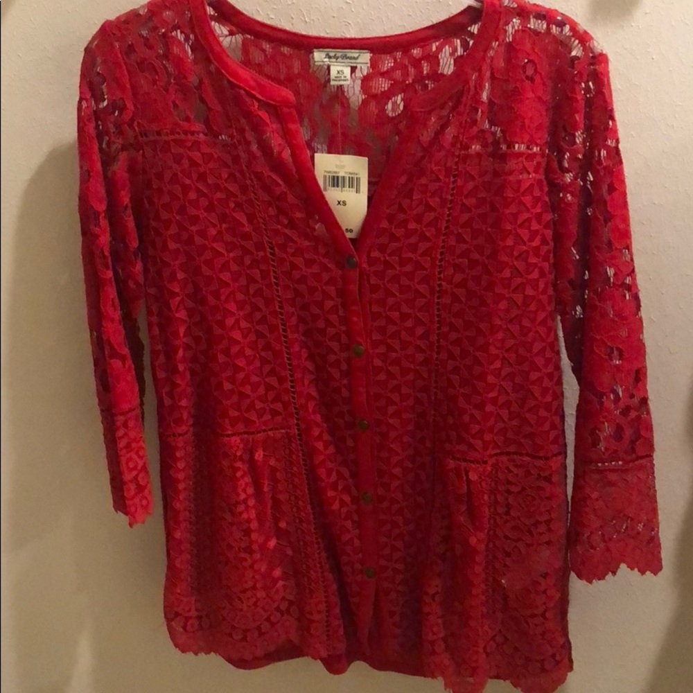 Lacy Lucky Brand Top